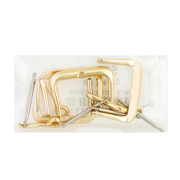 Óraszíj zár, 16mm, arany színű, bl5 / db