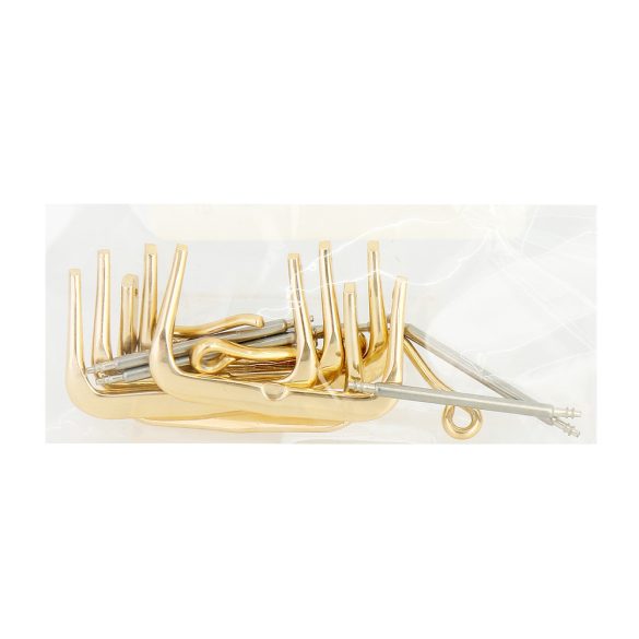 Óraszíj zár, 22mm, arany színű, bl5 / db