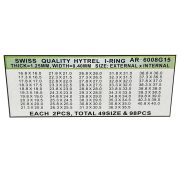 Üveg szimering szett, 1.25*160-400, 98 db / szett