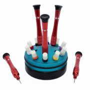 Csavarhúzó szett, forgatható állvánnyal Csavarhúzó szett, forgatható állvánnyal