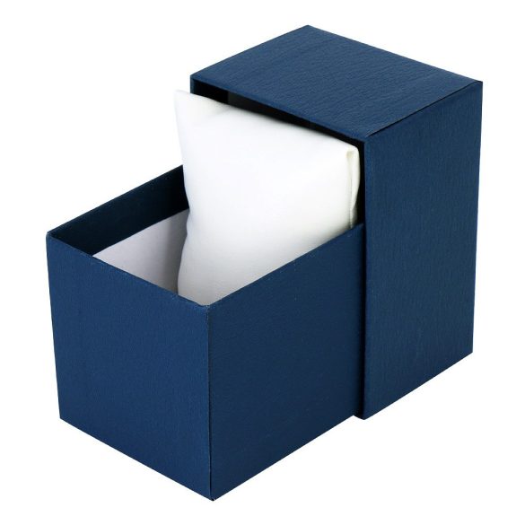 Cardy karóra doboz, kék színű, párnás