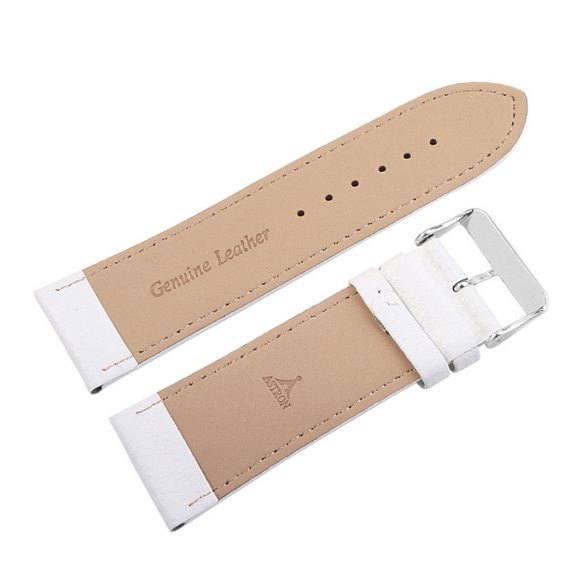 Karóra szíj, feh.ezü.26mm.XL