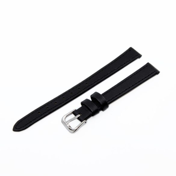 Karóra szíj, fekete színű, 75+115 mm/ 12 mm XL