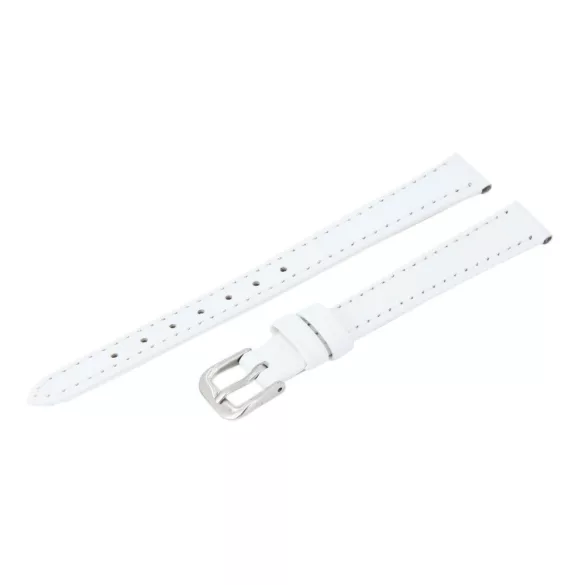 Karóra szíj, fehér színű, 75+115 mm / 12 mm XL