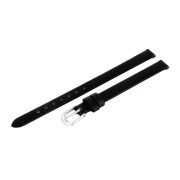 Karóra szíj, fekete színű, varrás nélküli, 8 mm XL Karóra szíj, fekete színű, varrás nélküli, 8 mm XL