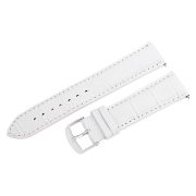Karóra szíj, fehér színű, gyorskioldós, 75+125/22 mm