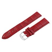 Karóra szíj, bordó színű, gyorskioldós, 75+125/20 mm