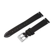Karóra bőrszíj, fekete színű, gyorskioldós, 80+125/14 mm Karóra bőrszíj, fekete színű, gyorskioldós, 80+125/14 mm