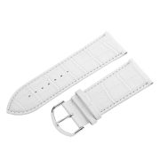 Karóra bőrszíj fehér színű, 28 mm Karóra bőrszíj fehér színű, 28 mm