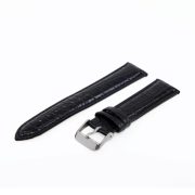 Karóra szíj, fekete színű, 75+115/20 mm Karóra szíj, fekete színű, 75+115/20 mm