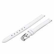 Karóra szíj, fehér ezüst, 65+105 mm/8 mm