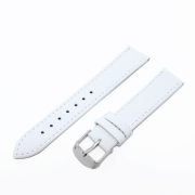 Karóra szíj, fehér ezüst, 75+115 mm/18 mm