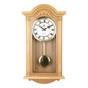 Merion ingás natúr színű fa falióra