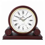   Merion fa kandallóóra, quartz, domború üveggel, mahagóni színű tok