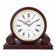 Merion fa kandallóóra, quartz, domború üveggel, mahagóni színű tok Merion fa kandallóóra, quartz, domború üveggel, mahagóni színű tok