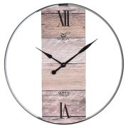   Merion falióra, quartz, fém keret, különleges fa számlap, sweep