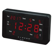 6766-5 Ceas de perete digital, carcasă digitală, afișaj roșu LED 6766-5 Ceas de perete digital, carcasă digitală, afișaj roșu LED