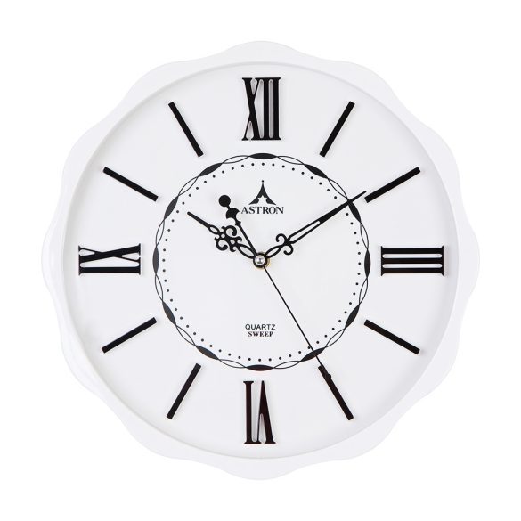 Astron falióra, quartz, fehér tok és számlap, sweep szerkezet