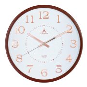   Astron falióra, quartz, barna színű műanyag tok, fehér arab számos számlap, sweep (halk járású szerkezet)