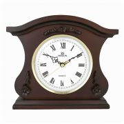 Merion quartz fa kandallóóra, domború üveges, (dió)