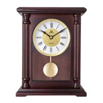 Merion ingás quartz fa kandallóóra (mahagóni)