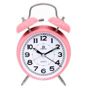 Merion fém ébresztőóra, quartz, rózsaszín, 4^ Merion fém ébresztőóra, quartz, rózsaszín, 4^