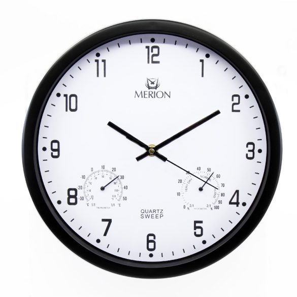 Merion falióra, quartz, fekete műanyag tok, pára + hőmérő funkció