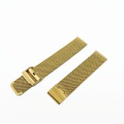 Acél karóra csat, fonott (mesh) dizájn, arany színű (IPG), 105+80 mm/20 mm Acél karóra csat, fonott (mesh) dizájn, arany színű (IPG), 105+80 mm/20 mm