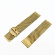 Acél karóra csat, fonott (mesh) dizájn, arany színű (IPG), 105+80 mm/22 mm Acél karóra csat, fonott (mesh) dizájn, arany színű (IPG), 105+80 mm/22 mm