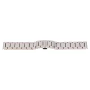 Karóra csat pillangózárral, acél, ezüst színű, 22 mm Karóra csat pillangózárral, acél, ezüst színű, 22 mm