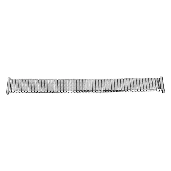 Rugós karóra csat, acél, ezüst színű, 160 mm/20 mm