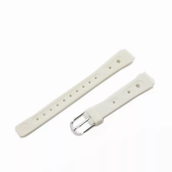 LW-7-7 Fehér 70359898 (70623499) MŰANYAG FEHÉR ÓRASZÍJ 10 mm