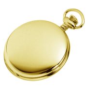   Tiko Time zsebóra, quartz, arany színű fémtok, fehér / arab számos számlap