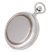   Tiko Time zsebóra, quartz, bicolor (ezüst és rózsaarany) színű tok, fehér/arab számos számlap