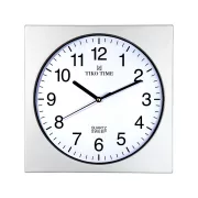 Ceas de perete Tiko Time argintiu, mecanism quartz silențios (sweep) Ceas de perete Tiko Time argintiu, mecanism quartz silențios (sweep)