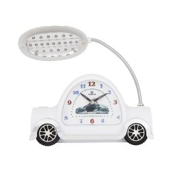   Ceas deșteptător Tiko Time, formă mașinuță, mecanism quartz, lampă LED