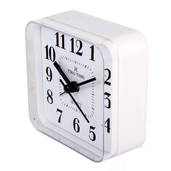 Ceas deșteptător Tiko Time alb