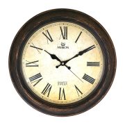   Merion falióra, quartz, bronz színű keret, antikolt jellegű számlap, sweep