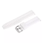 Műanyag okosóra szíj, gyorskioldós, fehér színű, normál hossz, 20mm Műanyag okosóra szíj, gyorskioldós, fehér színű, normál hossz, 20mm