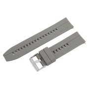 Műanyag okosóra szíj, gyorskioldós, szürke színű, normál hossz, 22mm Műanyag okosóra szíj, gyorskioldós, szürke színű, normál hossz, 22mm