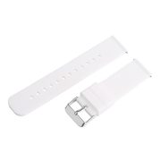 Műanyag okosóra szíj, gyorskioldós, fehér színű, normál hossz, 22mm Műanyag okosóra szíj, gyorskioldós, fehér színű, normál hossz, 22mm