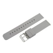  Műanyag okosóra szíj, gyorskioldós, szürke színű, normál hossz, 18mm