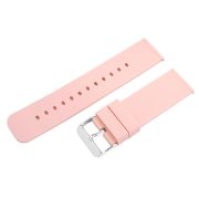   Műanyag okosóra szíj, gyorskioldós, púder színű, normál hossz, 24 mm