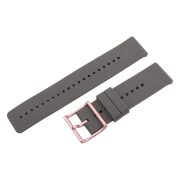   Műanyag okosóra szíj, gyorskioldós, szürke színű, normál hossz, 22mm