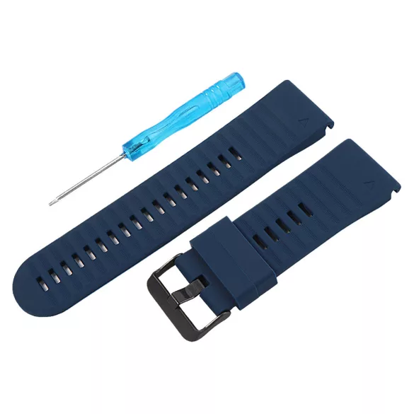 Garmin QuickFit, szilikon, kék színű okosóra szíj, 26 mm