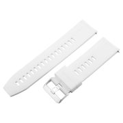 Műanyag okosóra szíj, gyorskioldós, fehér színű, normál hossz, 24 mm Műanyag okosóra szíj, gyorskioldós, fehér színű, normál hossz, 24 mm
