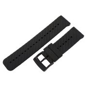Műanyag okosóra szíj, gyorskioldós, fekete színű, normál hossz, 24 mm Műanyag okosóra szíj, gyorskioldós, fekete színű, normál hossz, 24 mm