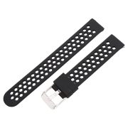 Műanyag okosóra szíj, gyorskioldós, fekete színű, normál hossz, 16 mm Műanyag okosóra szíj, gyorskioldós, fekete színű, normál hossz, 16 mm