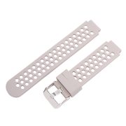   Műanyag okosóra szíj, gyorskioldós, szürke színű, normál hossz, 16 mm