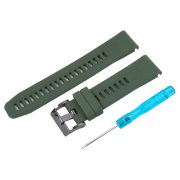   Garmin QuickFit, szilikon, zöld színű, normál hossz, 20 mm